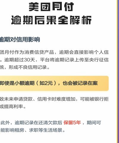 美团月付收款风险何在？