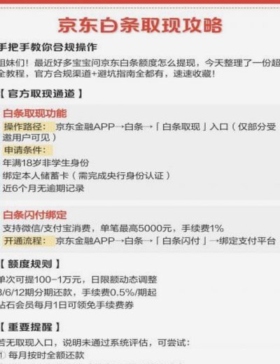 白条商家取现