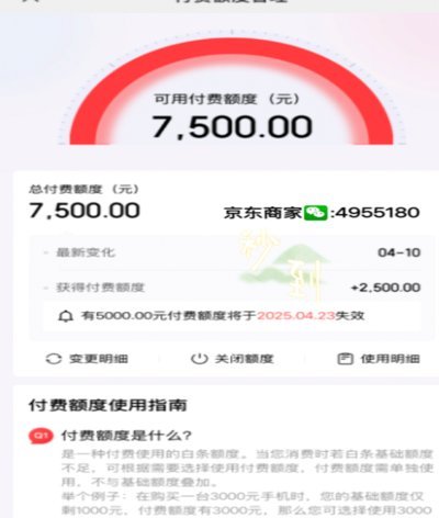 白条付费额度怎么套 现到微信